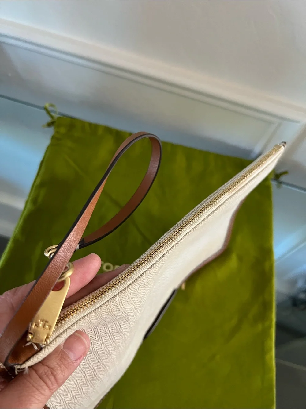 Tory Burch Blake Canvas Pouch